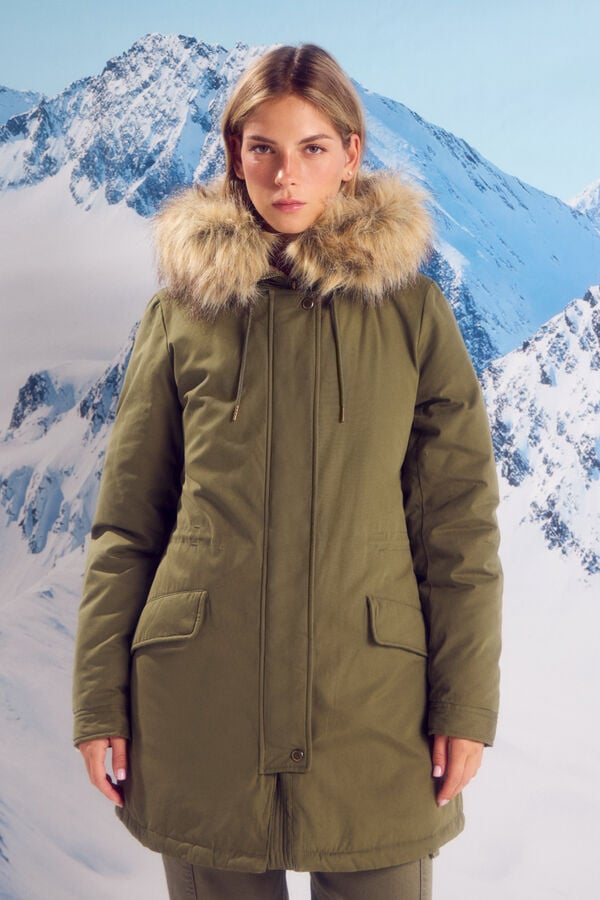 Springfield Sorona Aura cotton parka khaki