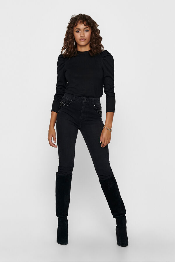 JDY Long sleeve T-shirt black