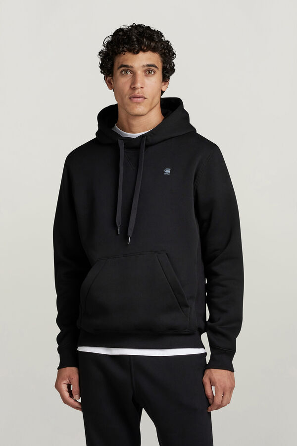 G-STAR  Premium Core hood sweatshirt black
