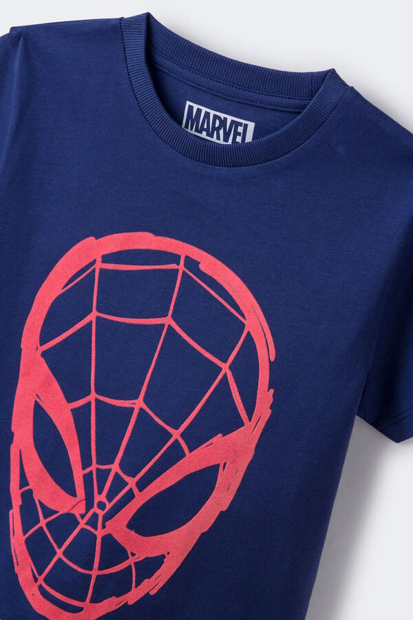 Springfield T-shirt Spiderman menino marinho mistura