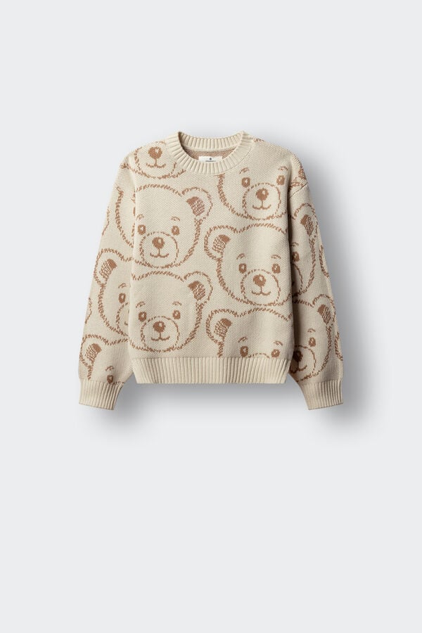 Springfield Kids Jersey osos ni&ntilde;a marfil