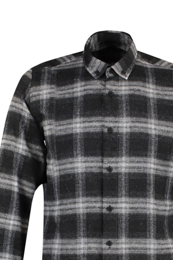 Trendyol Camisa de le&ntilde;ador gris