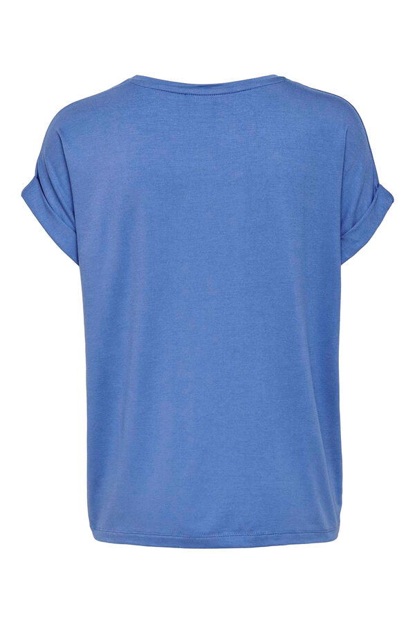 Springfield T-shirt manga curta gola redonda azulado