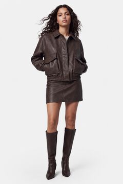 Pieces Cazadora bomber efecto piel