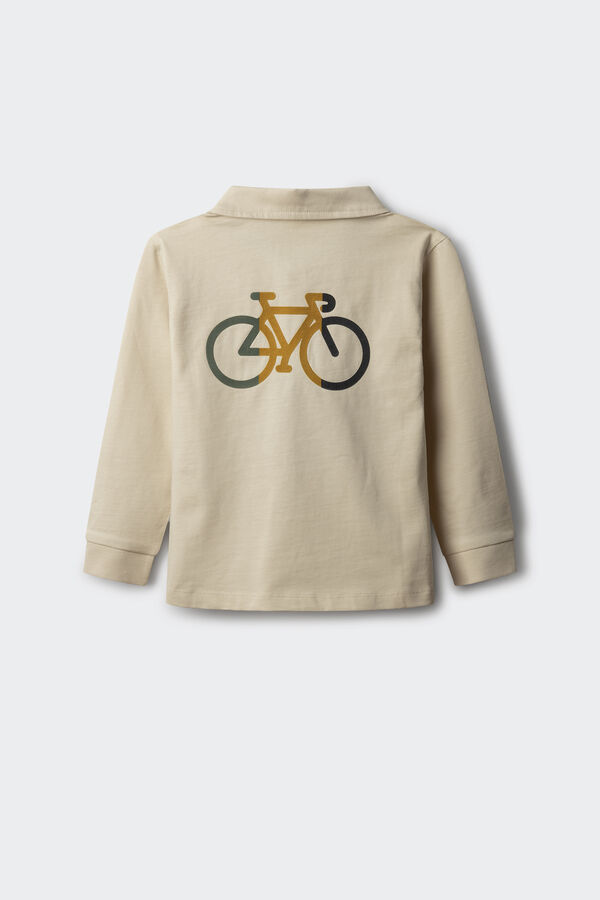 Springfield Boy's long sleeve bike polo natural