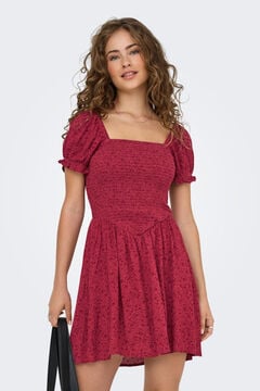 Only Vestido curto smock