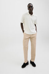 Jack & Jones Pantal&oacute;n estilo chino gris