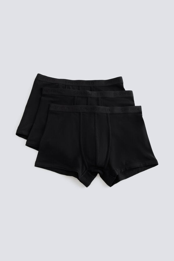 Springfield Pack 3 basic boxers black