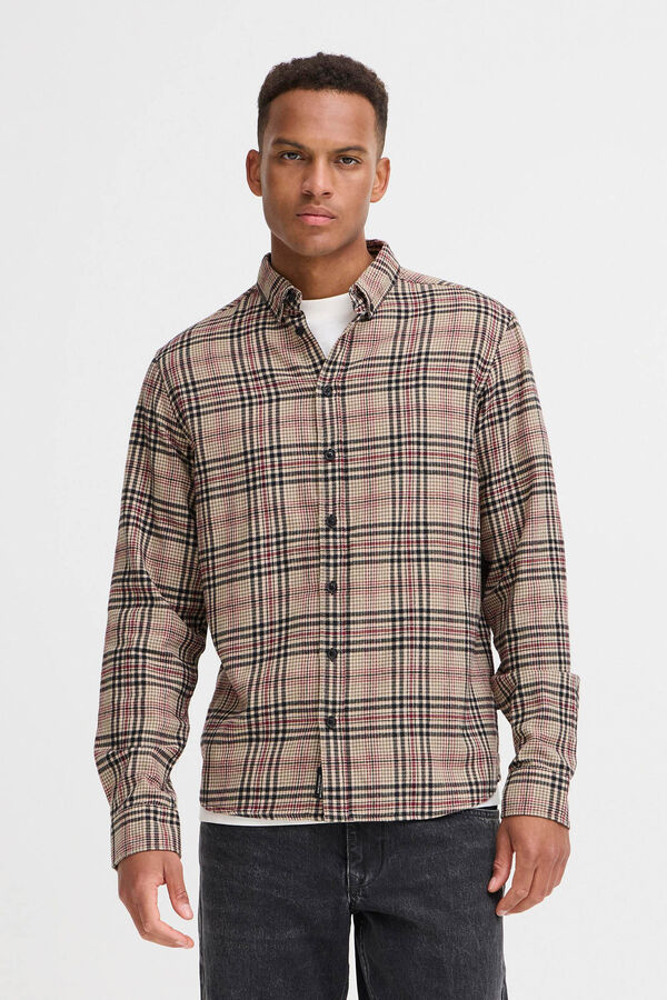 Blend Checkered shirt black