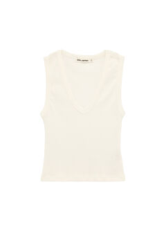 Koton Blusa cuello pico entallada