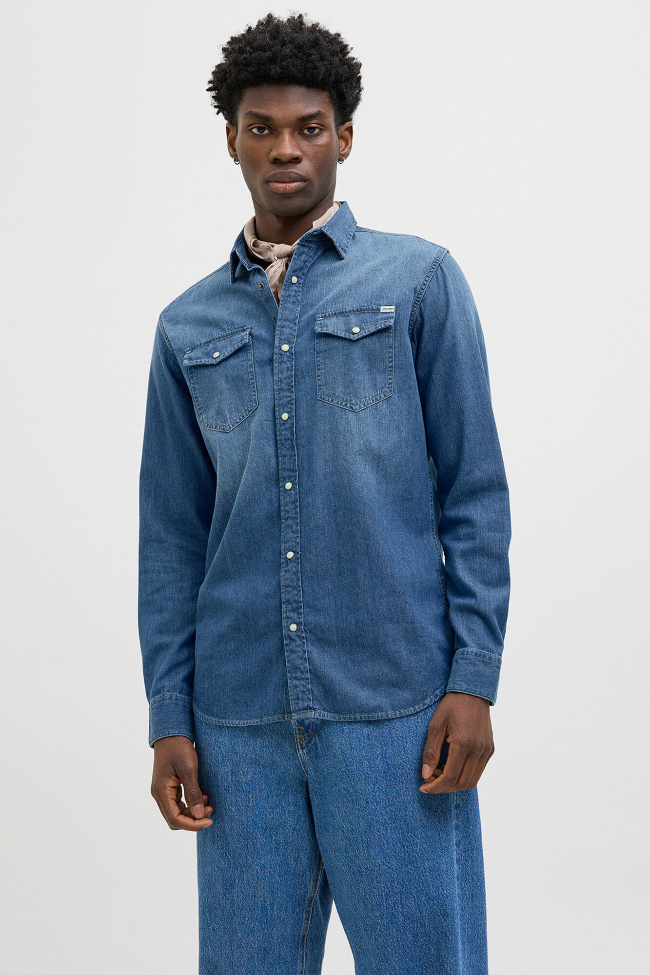 Jack & Jones Denim-Hemd Regular