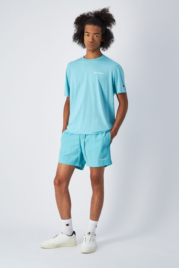 Champion Camiseta masculina de algod&atilde;o azul