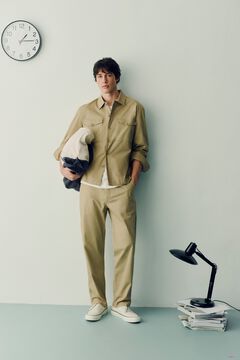 Springfield Lightweight pockets overshirt fit overshirt