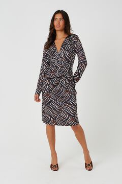 Brave Soul Vestido mini cruzado