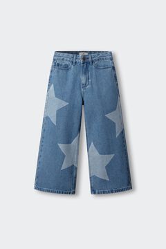 Springfield Kids Sarga culotte sa zvezdicama za devojčice