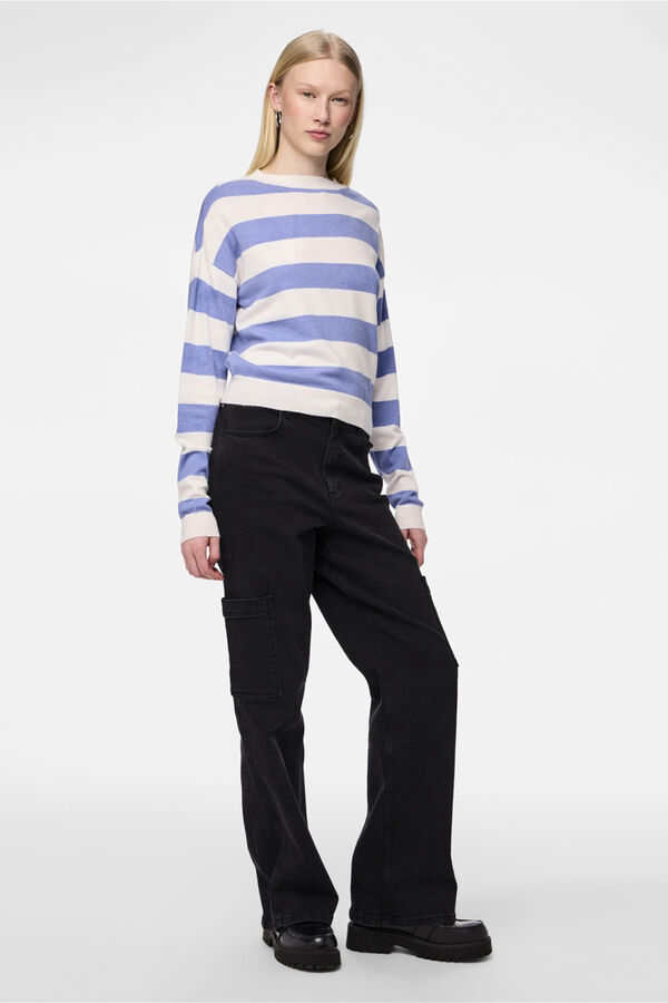 Springfield Striped print sweatshirt bluish
