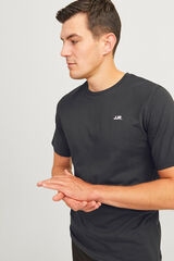 JJ REBEL Essential short-sleeved T-shirt Crna