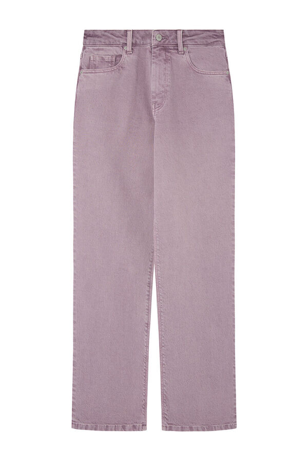 Springfield Straight Jeans Wide Farbe lilac