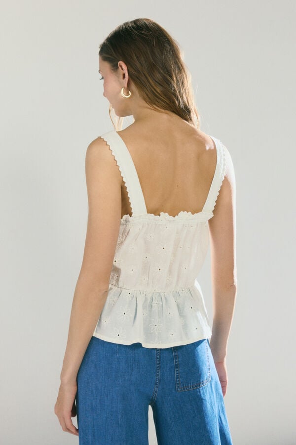 High Spirits Alba Blouse blanco