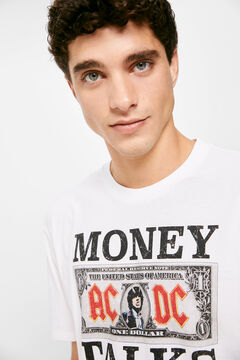 Springfield AC/DC Money Talks T-shirt ecru