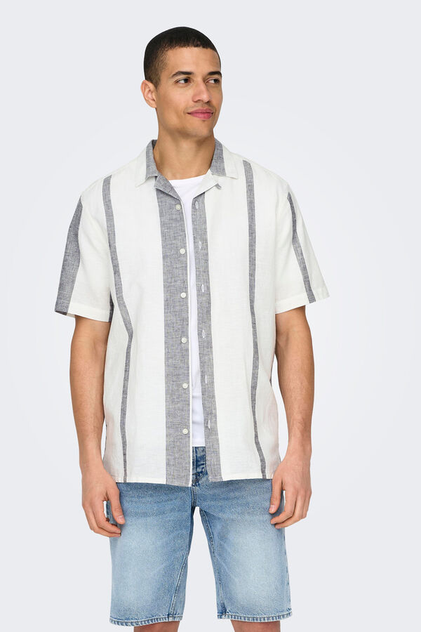 Only & Sons Short sleeve shirt white