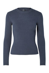 Pieces Jersey fino ajustado azul