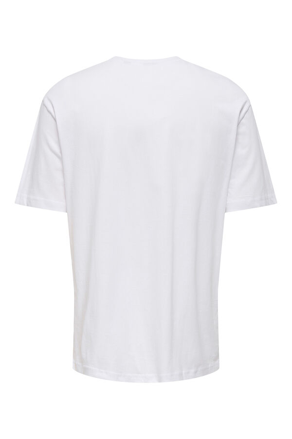 Only & Sons Short sleeve T-shirt blanc