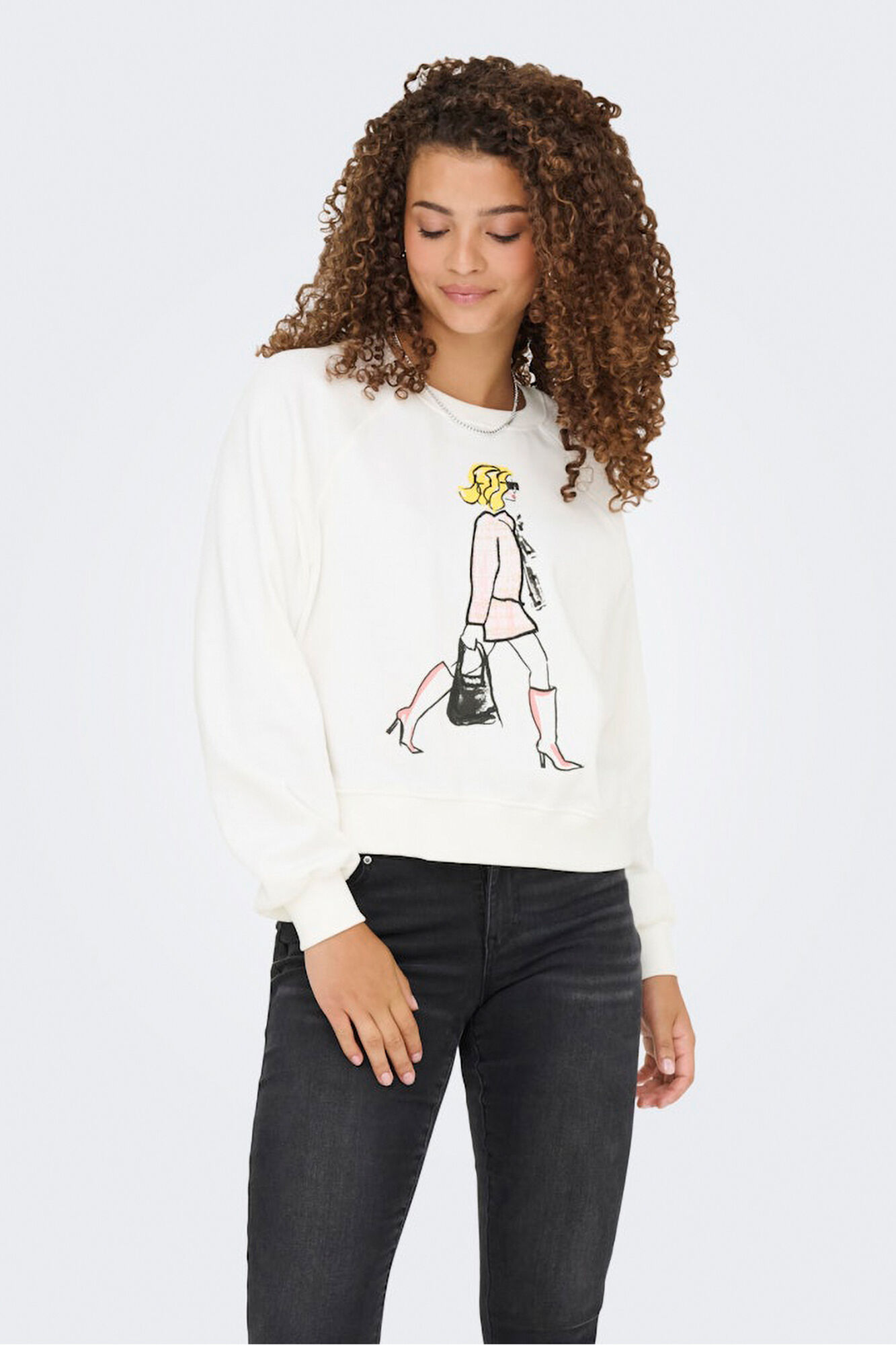 Only Sudadera dibujo frontal