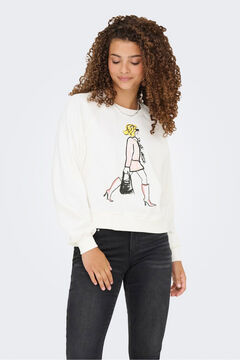 Only Sudadera dibujo frontal