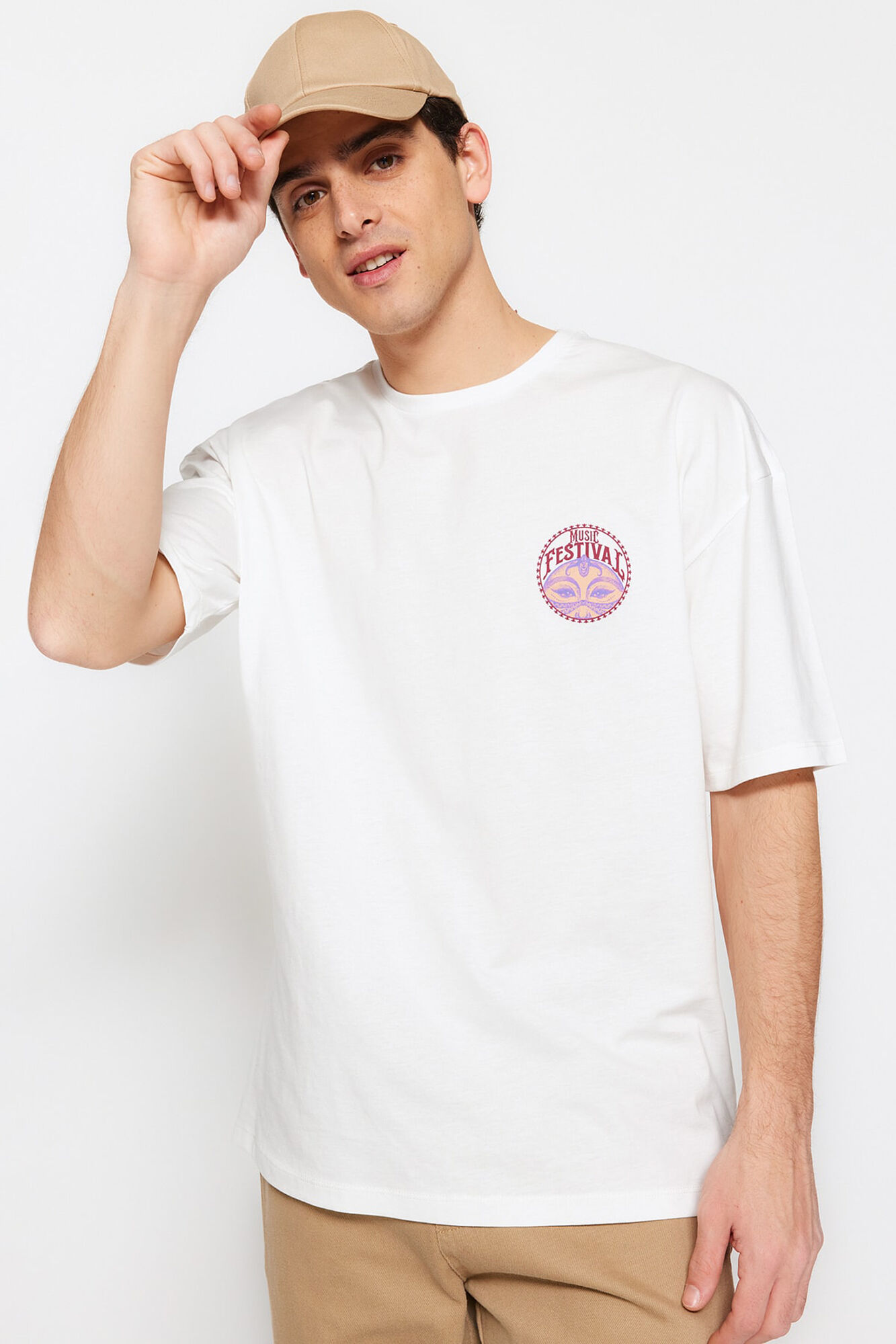 Trendyol Camiseta oversize manga corta