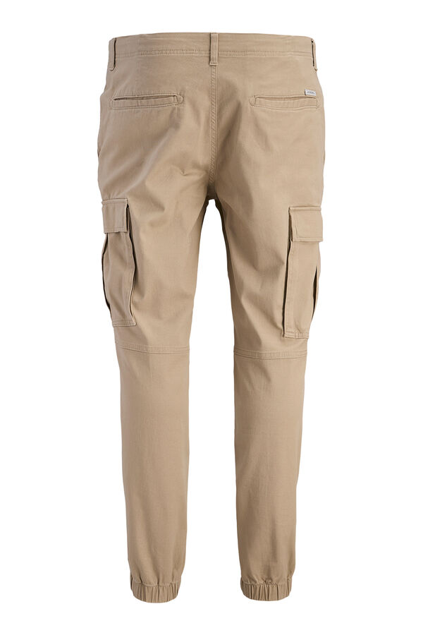 JJ REBEL Pantal&oacute;n cargo slim fit gris