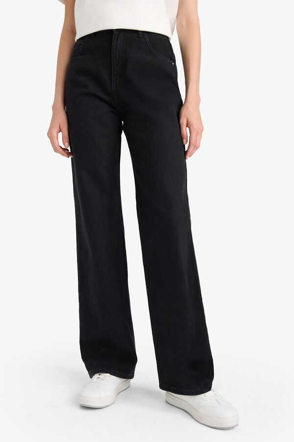 DeFacto High-waisted jeans black