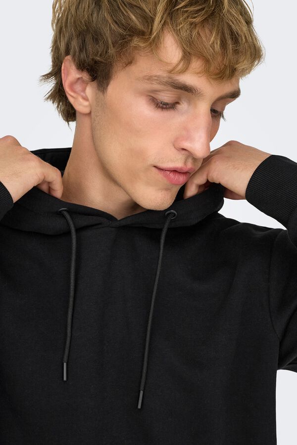 Only & Sons Sudadera con capucha negro