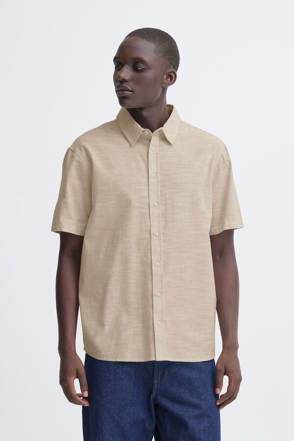 Blend Short-sleeve Shirt gris