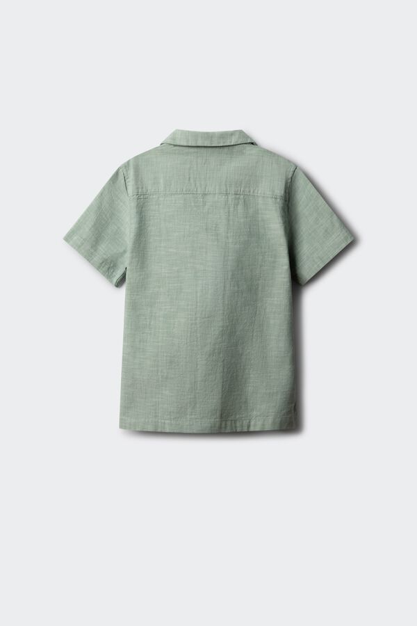 Springfield Kids Camisa de manga curta leve para menino verde