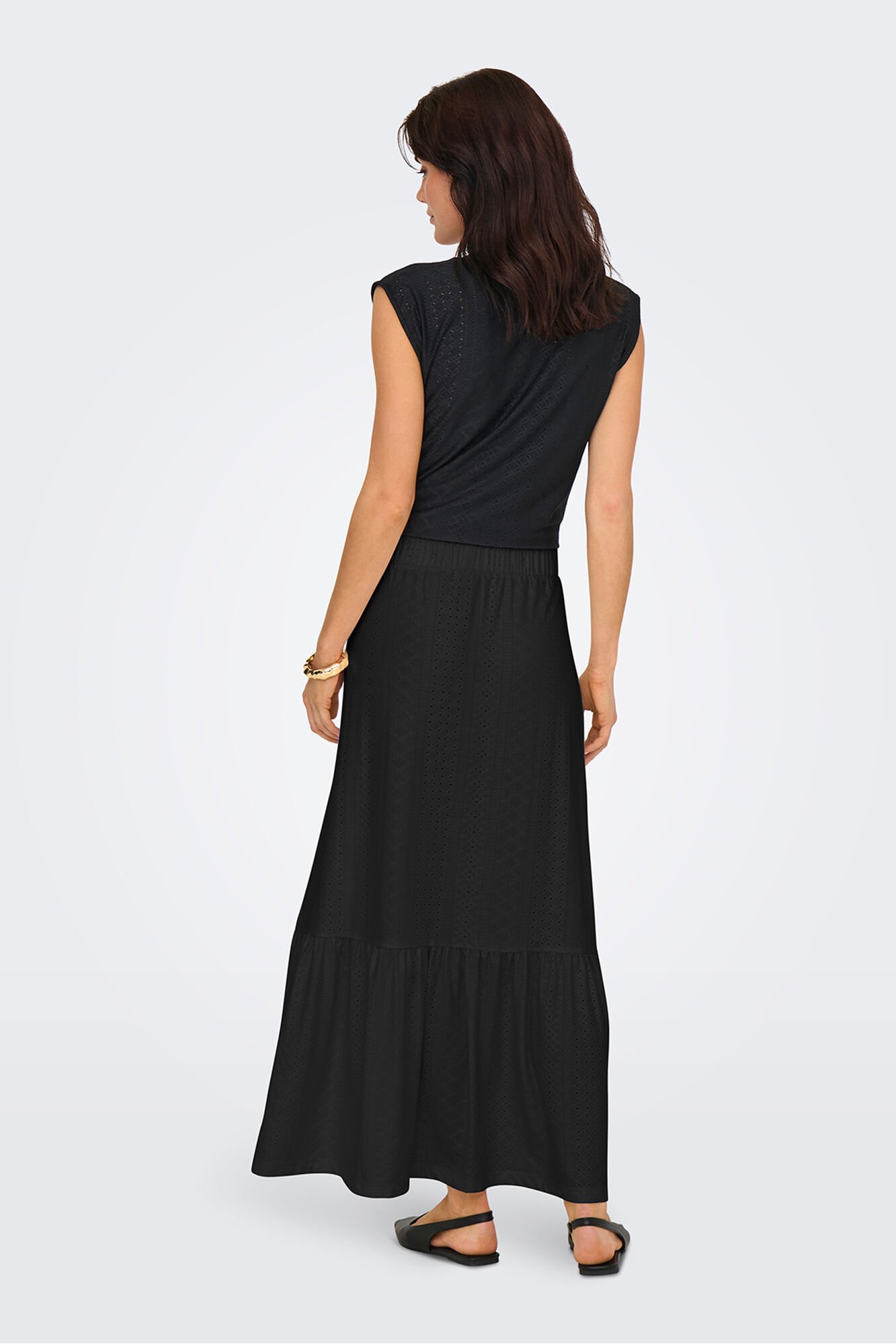 JDY Langer bestickter Rock