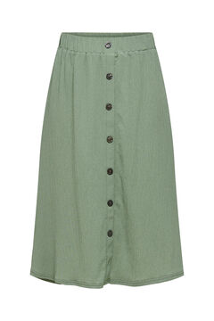Springfield Midi skirt with buttons green
