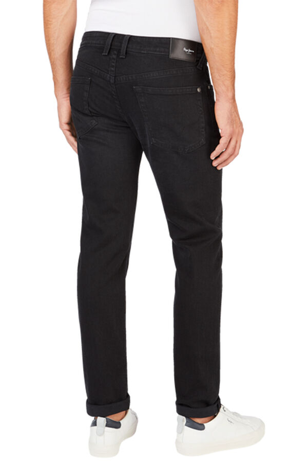 Springfield Slim regular fit jeans black