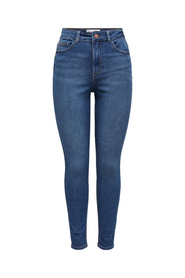 Springfield Jeans Skinny hoher Bund azulado