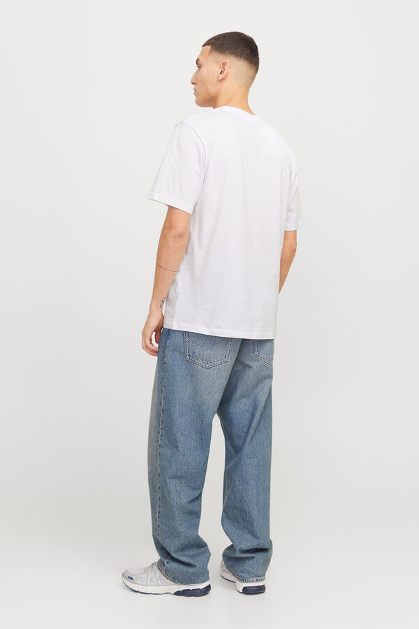 Jack & Jones Camiseta regular fit blanco