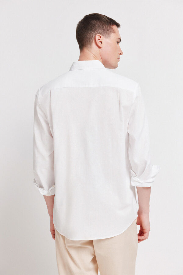 Springfield Linen shirt white