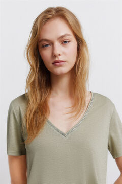 Springfield T-shirt &agrave; manches courtes col en V