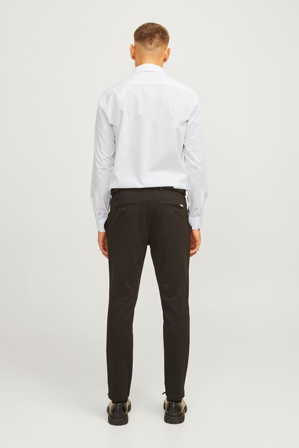 JJ REBEL Serge slim fit shirt white