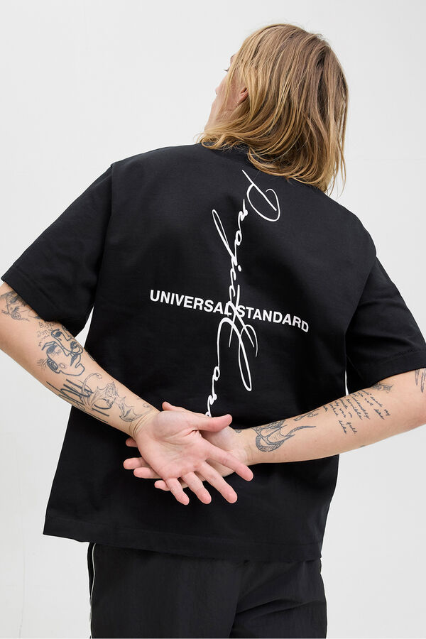 Jack & Jones Camiseta minimalista negro