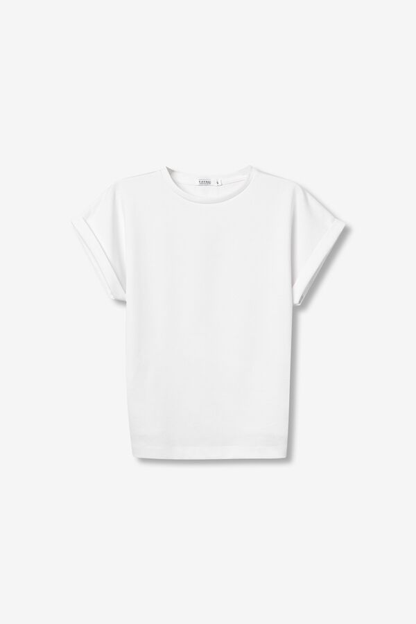 Tiffosi Short-sleeved T-shirt blanc