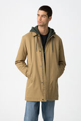 Tiffosi Gabardina Regular Fit marr&oacute;n