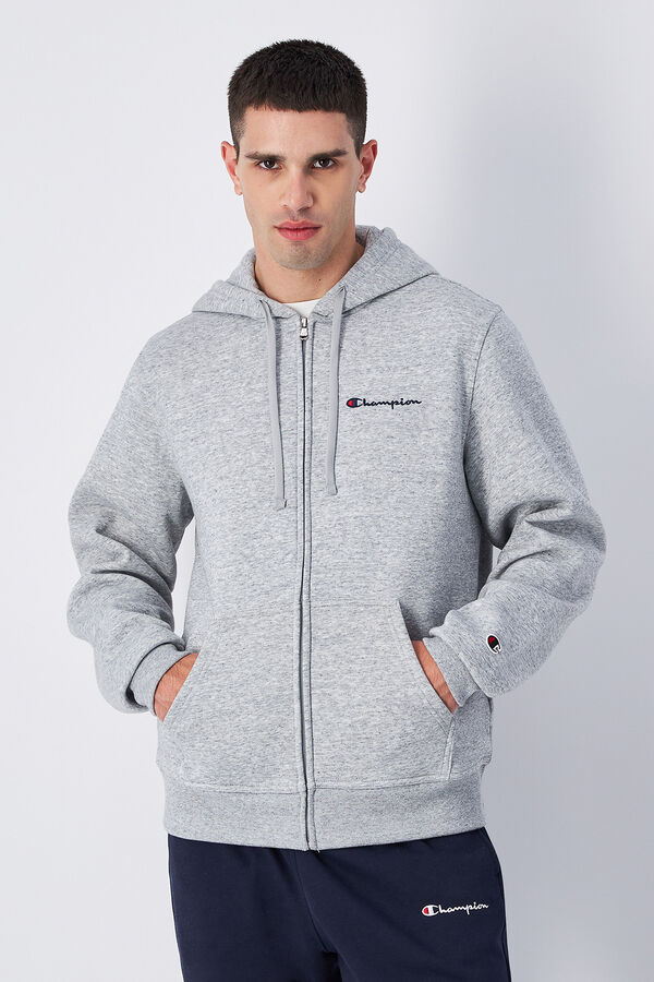 Champion Open zip zip fastening grey