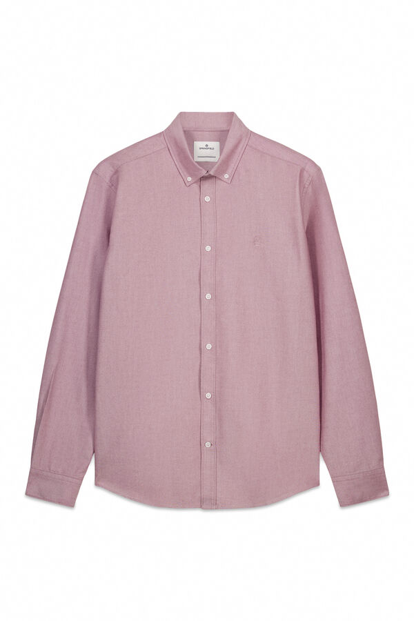 Springfield Oxford wrinkle-free shirt red