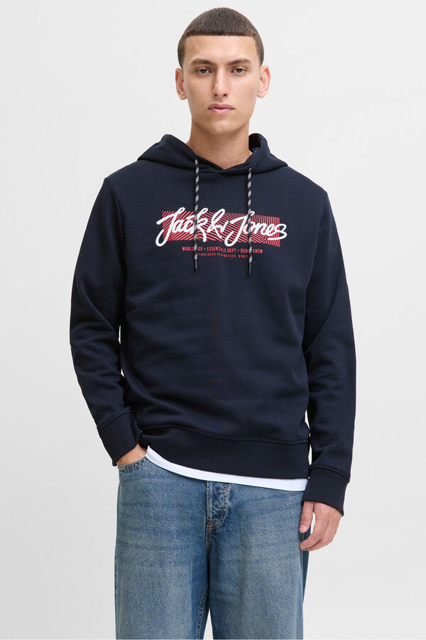 Jack & Jones Sweatshirt mit Logo Blau