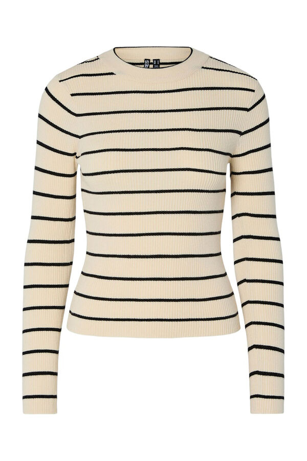 Pieces Fine fitted jumper grey